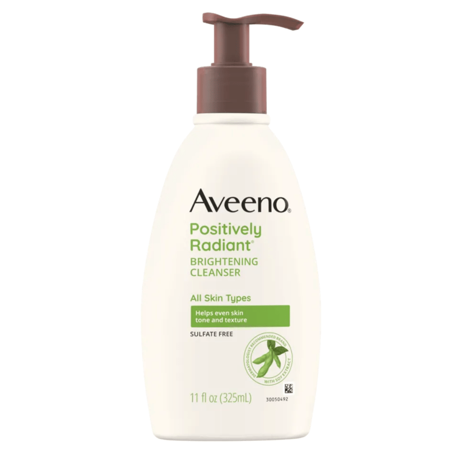منظف الوجه Aveeno المشع بشكل إيجابي