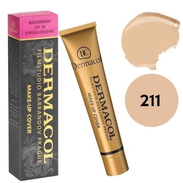 Dermacol Foundation 30 gm Make Up Cover -211