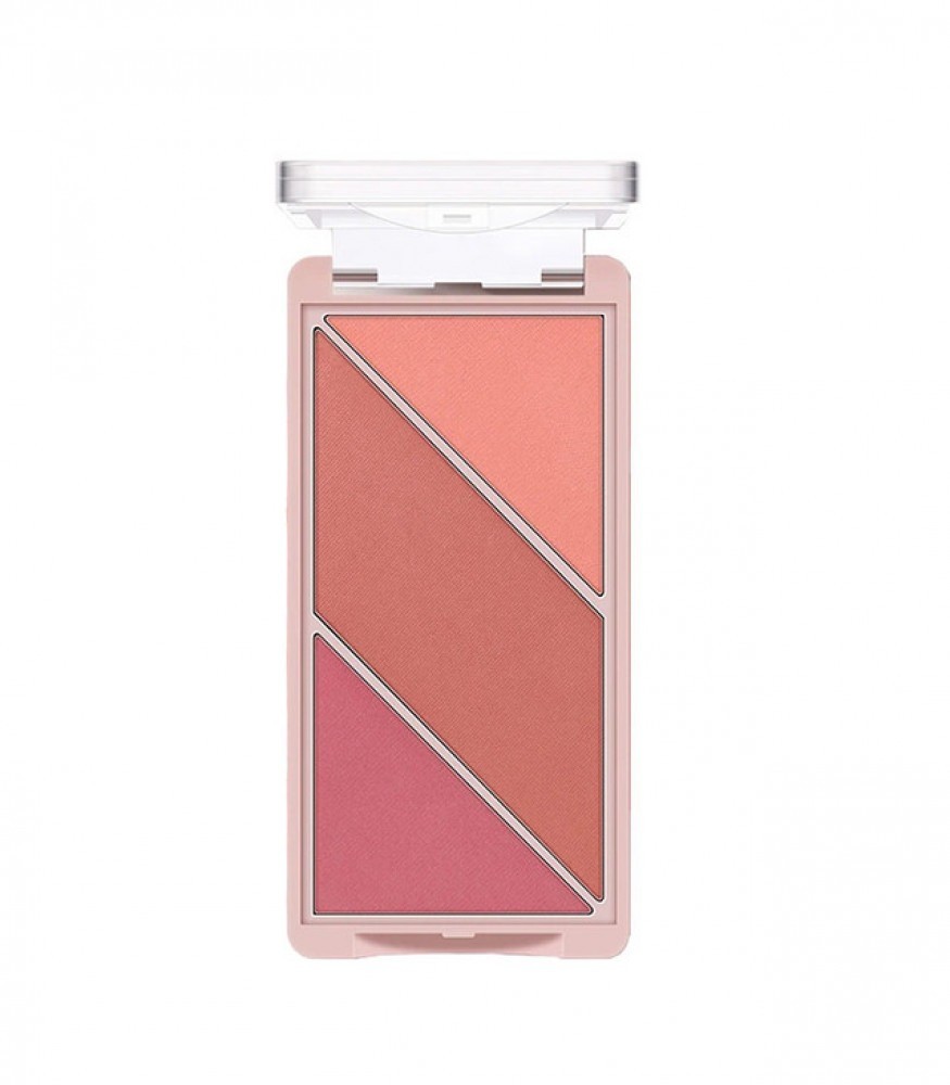 3 in 1 blush, highlighter and contour palette from O2O 01