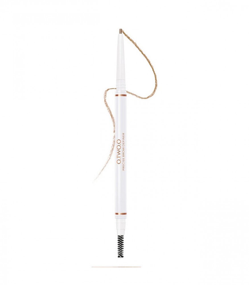 O2 Precious Brow Definer Eyebrow Pencil, Light Brown 01