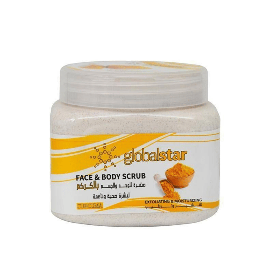 Global Star Turmeric Face and Body Scrub - 500 ML
