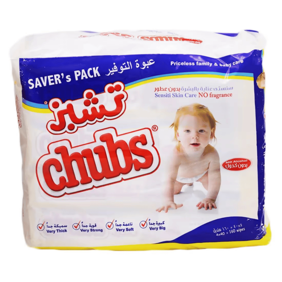 Chubs Sensity Skin Care Wet Wipes Saving Pack
