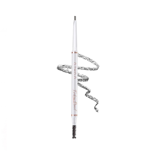 Angled eyebrow pencil and brush from O2O Dark Gray