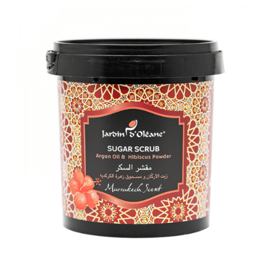 Garden Olean Sugar Scrub with Argan Oil and Hibiscus Powder 600 grams