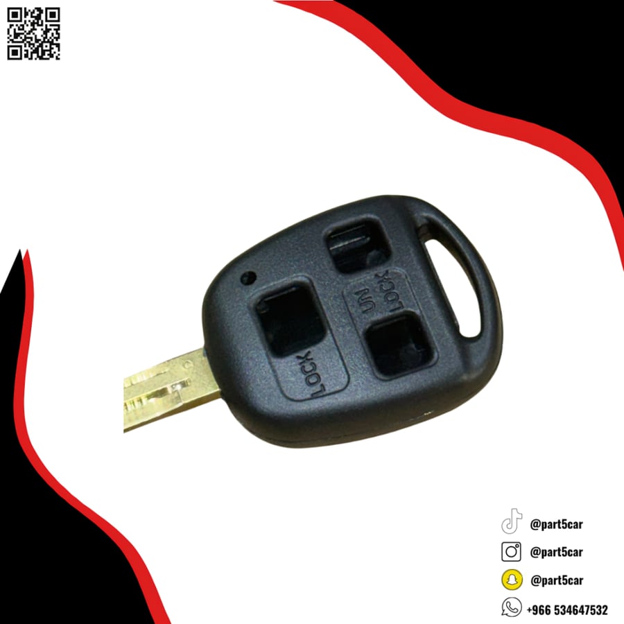 ريموت تويوتا مع المفتاح 3 زر / تردد 434