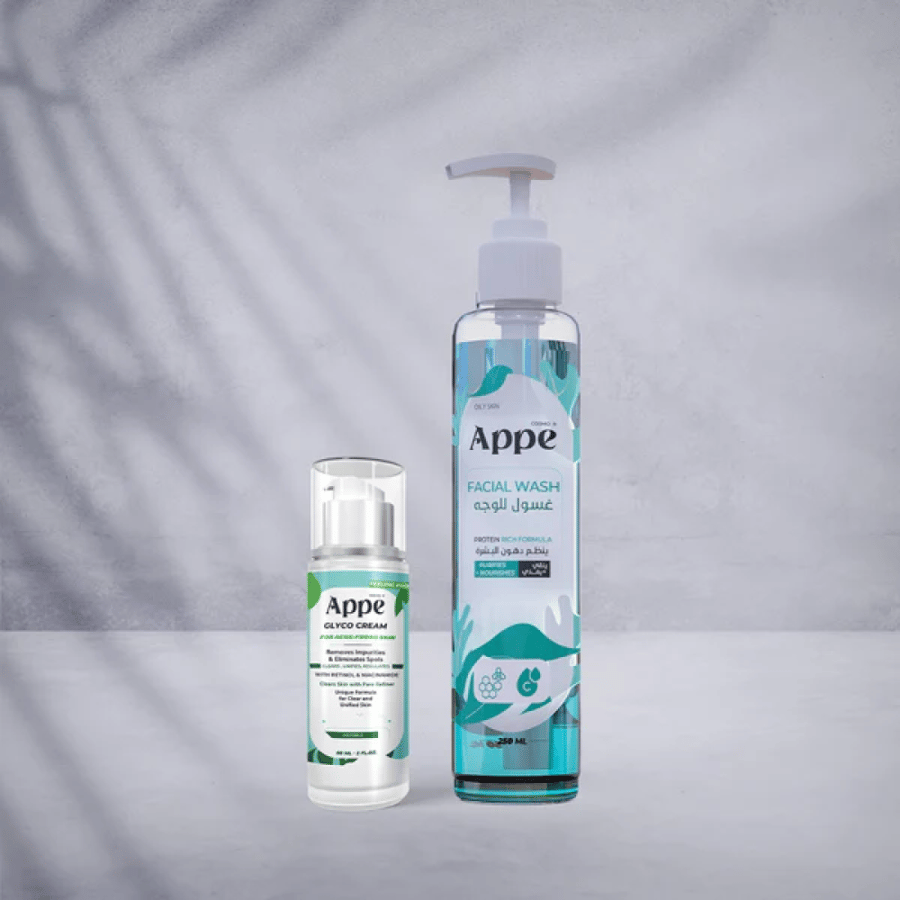 Oily skin cleanser + Glyco cream