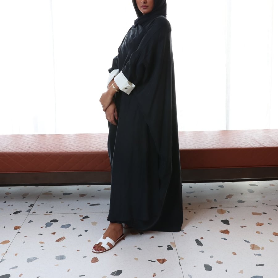 [FM] - عباية حرير مغسول
