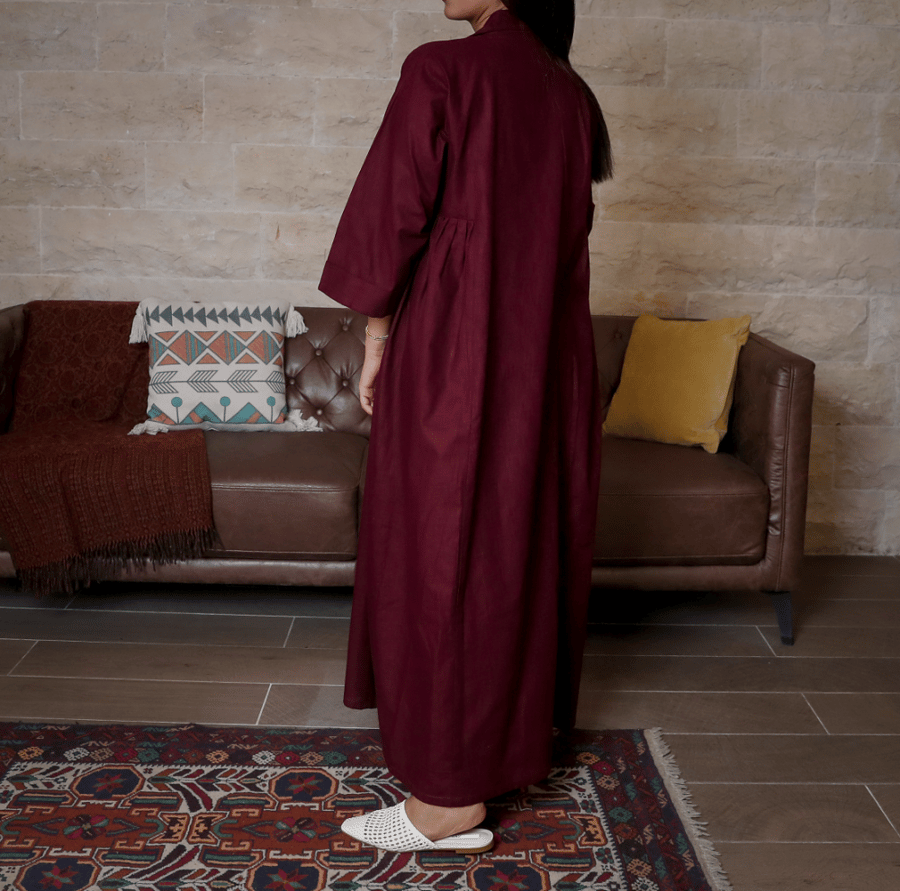 [D5] - جلابية عنابي