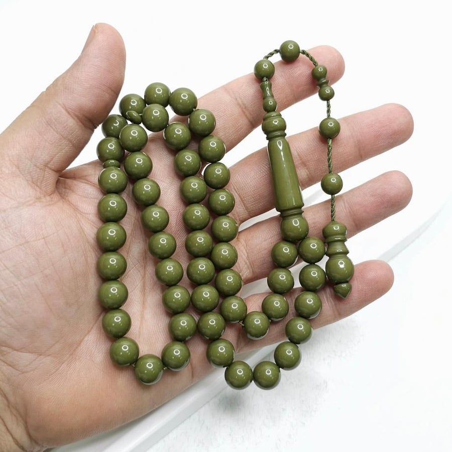 مسباح بكلايت تمليكة لون زيتون اخضر