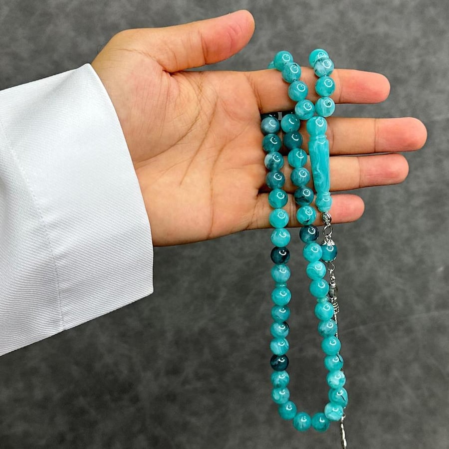 مسباح بكلايت تركواز مع كركوشه