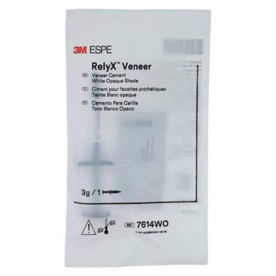 3M RELYX VENEER CEMENT SYRINGE WHITE OPAQUE 3G TR