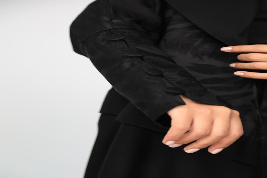 Luxurious royal crepe fabric