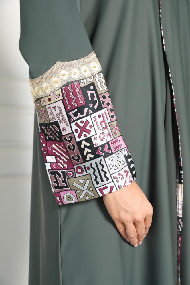Crepe fabric abaya, Street model