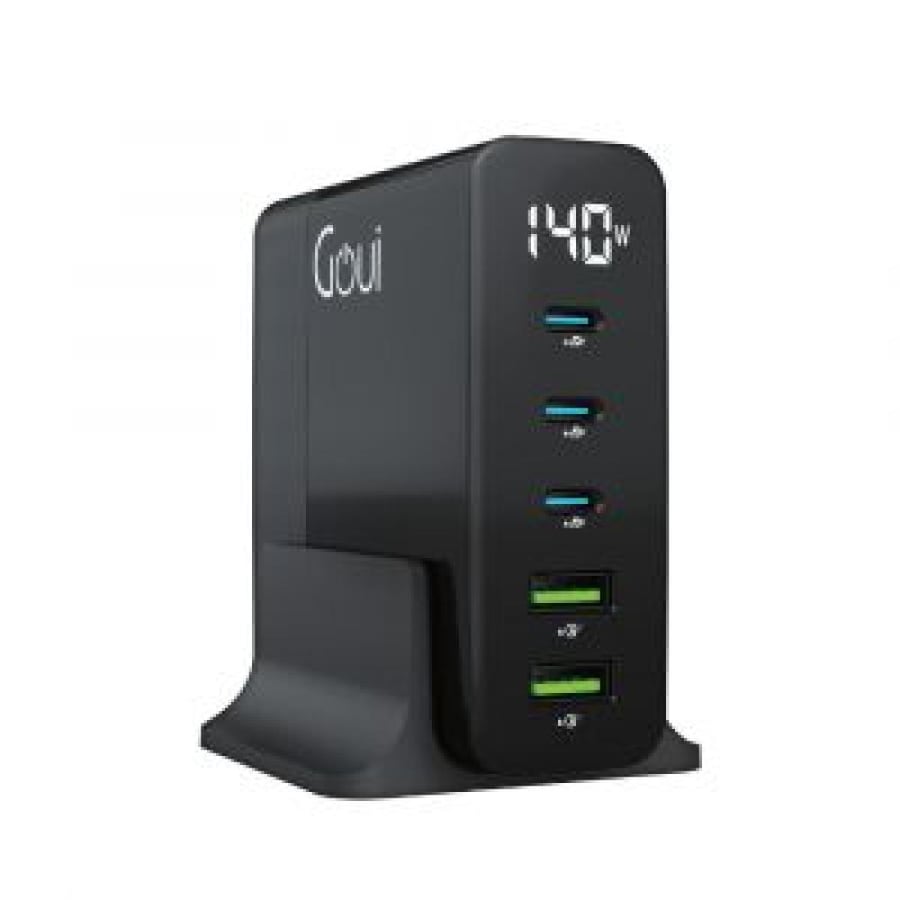 منصة شحن قوى 140 واط شاحن مكتبي