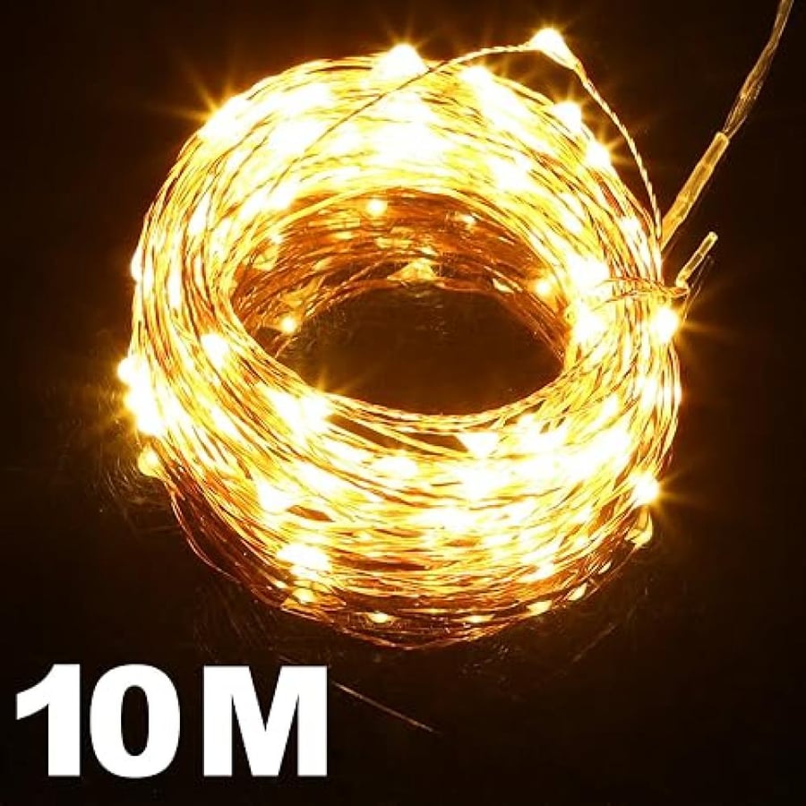 10M Warm White USB LED Camping Light