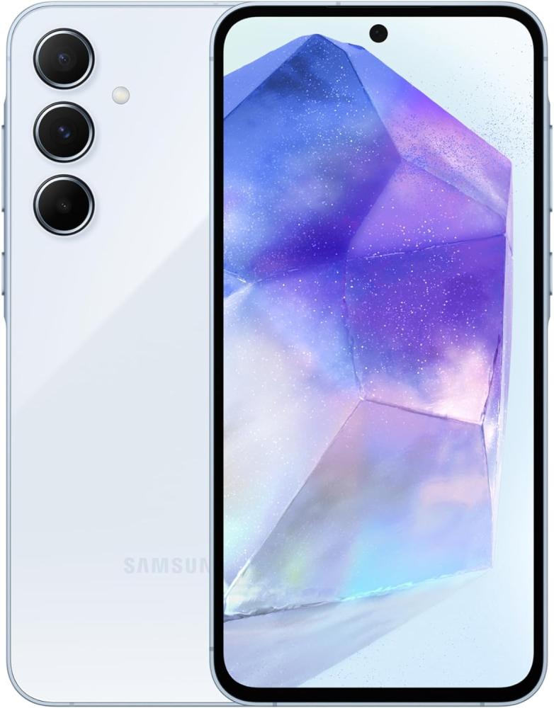 هاتف جالاكسي A55 5G 8GB جيجابايت 128 جيجابايت أزرق جليدي I أطلبة الأن !