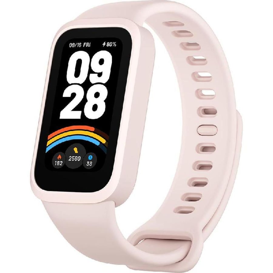 سوار من شاومي الذكي 9 اكتيف باللون الوردي
