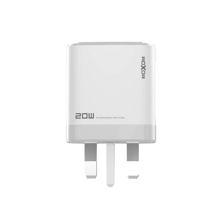 MX-HC65 Wall Charger Moxom QC3.0&PD 20W Ultra Fast Charging