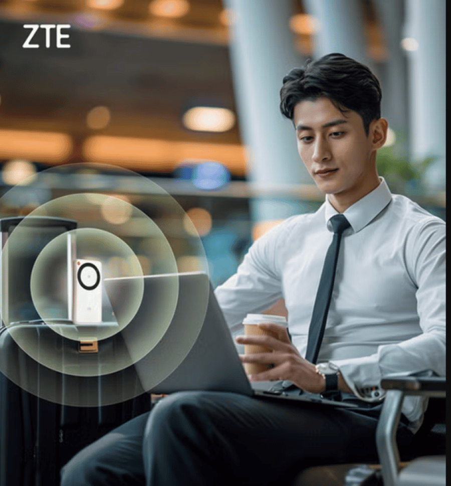راوتر مودم متنقل من ZTE واي فاي 5G بسرعة تصل 650 ميجابت U30AIR- الأبيض