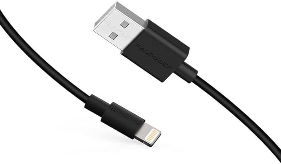 RavPower charging cable - for iPhone, 3.3 feet, 1 meter, RP-CB1014, black