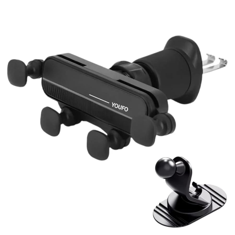 UFO Gravity Linkage Y4867 Phone Holder - Black