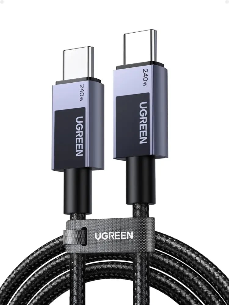 كيبل يوقرين USB-C إلى USB-C بقوة 240 واط بطول 2 متر