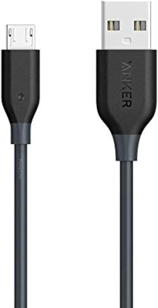 كابل شحن من انكر USB A إلى MICRO بطول 3 أقدام - باللون الأسود