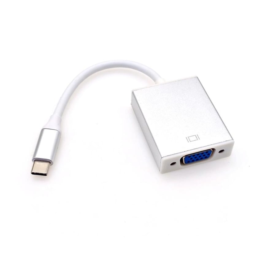 محول USB-C إلى VGA – فضي من ADMOS