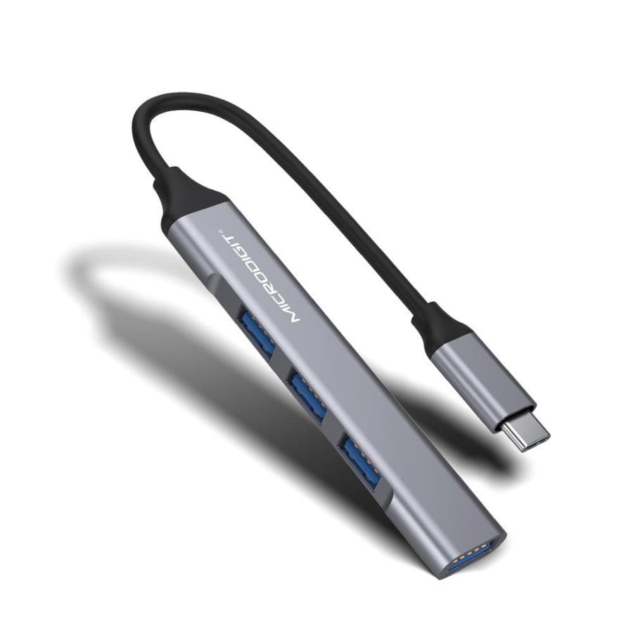 مايكروديجيت محول متعدد المنافذ 4 في 1 نوع تايب سي الى موزع USB 4