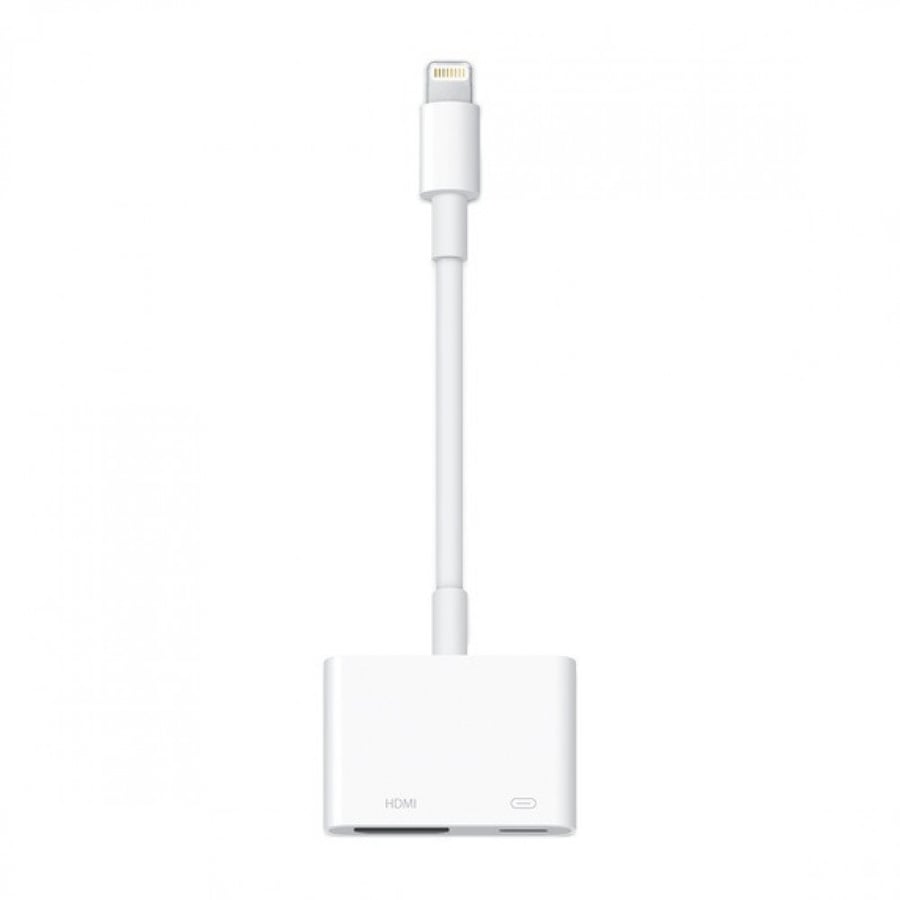 Apple iPhone input and original HDMI video adapter