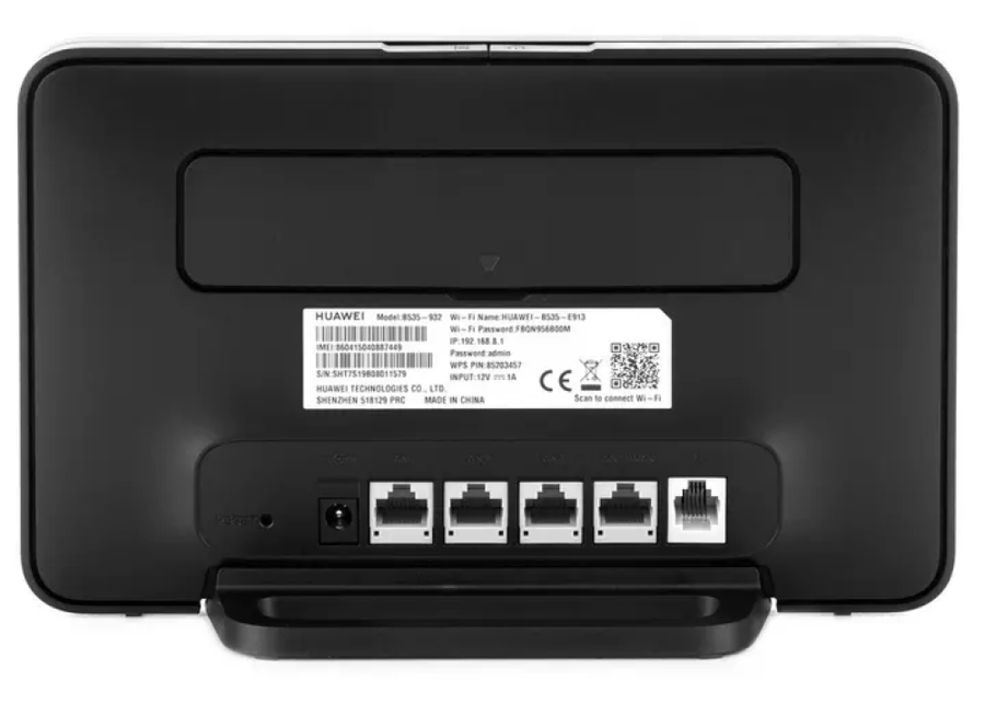 Huawei 4G PRIME 3 B535-932A modem router, black