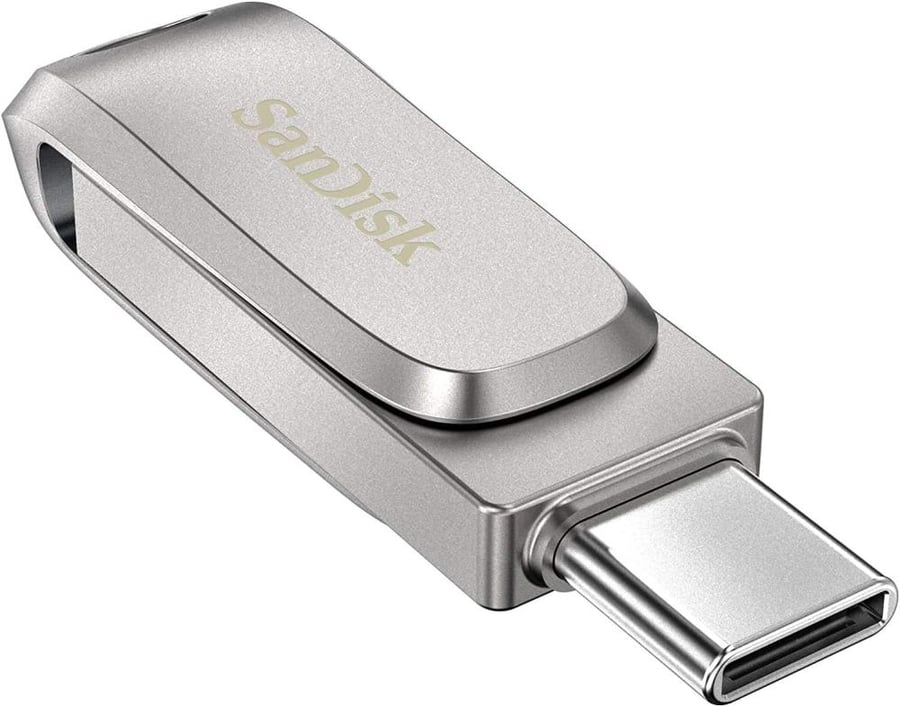 ذاكرة فلاش من سانديسك محرك أقراص مزدوج ألترا GO USB TYPE-C سعة 256جيجابايت