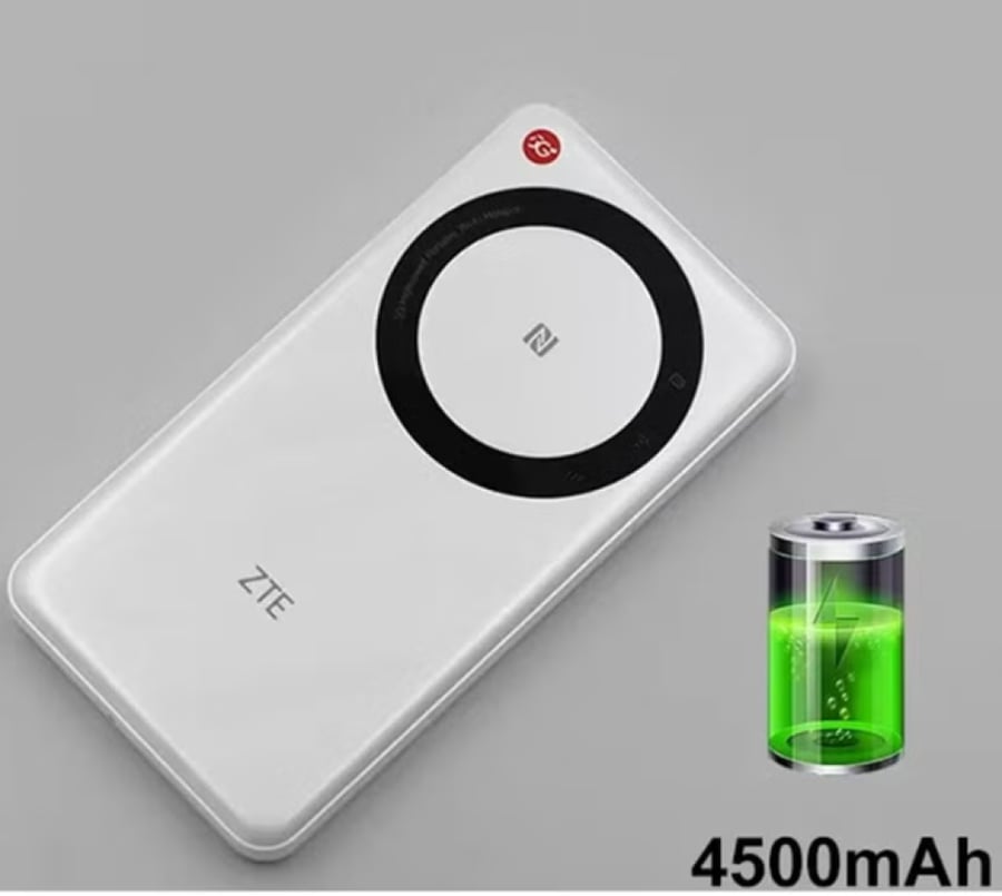 راوتر مودم متنقل من ZTE واي فاي 5G بسرعة تصل 650 ميجابت U30AIR- الأبيض