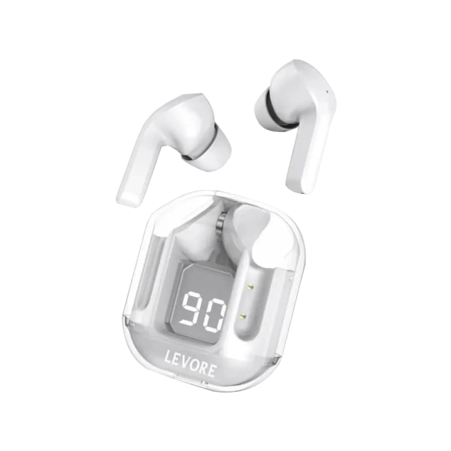Levori Crystal LBT301 Wireless Earphones White