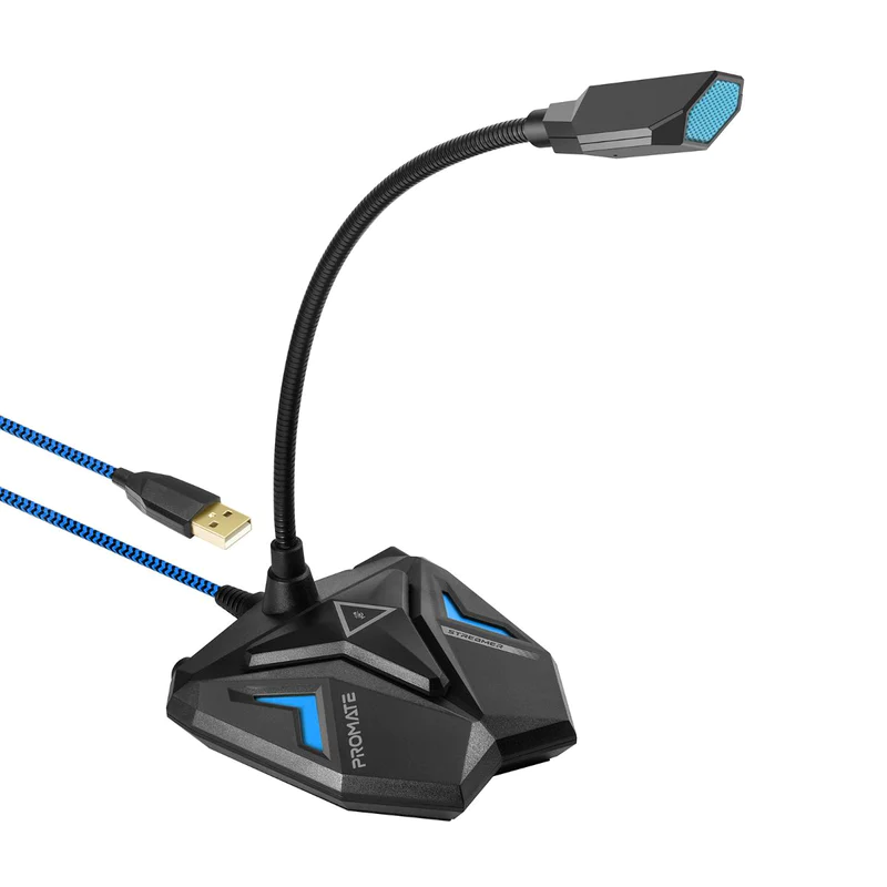 PROMATE HIGH DEFINITION USB GAMING MICROPHONE (STREAMER)