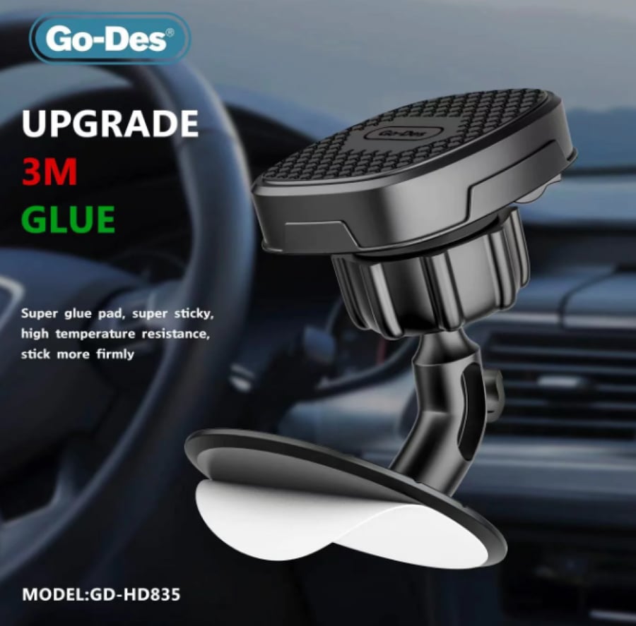 GO-DES magnetic car phone holder