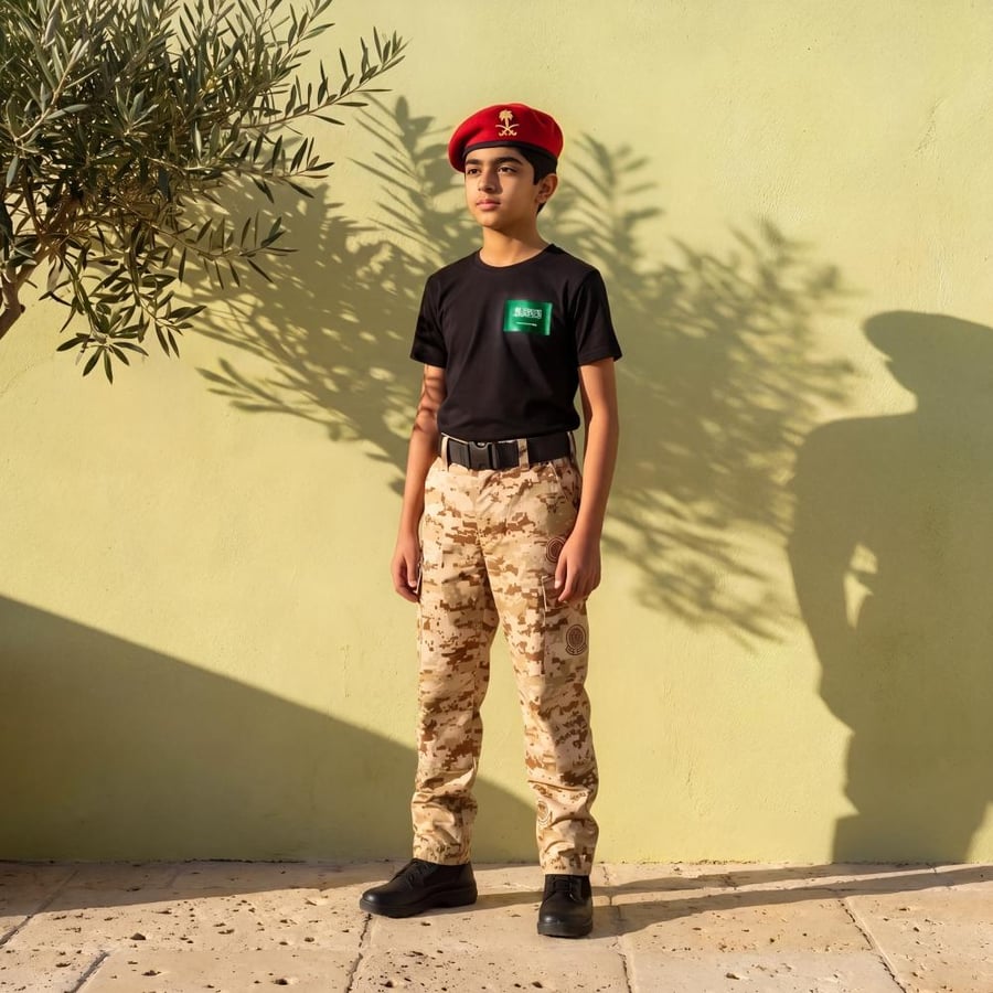 الزي العسكري  ولادي وبناتي