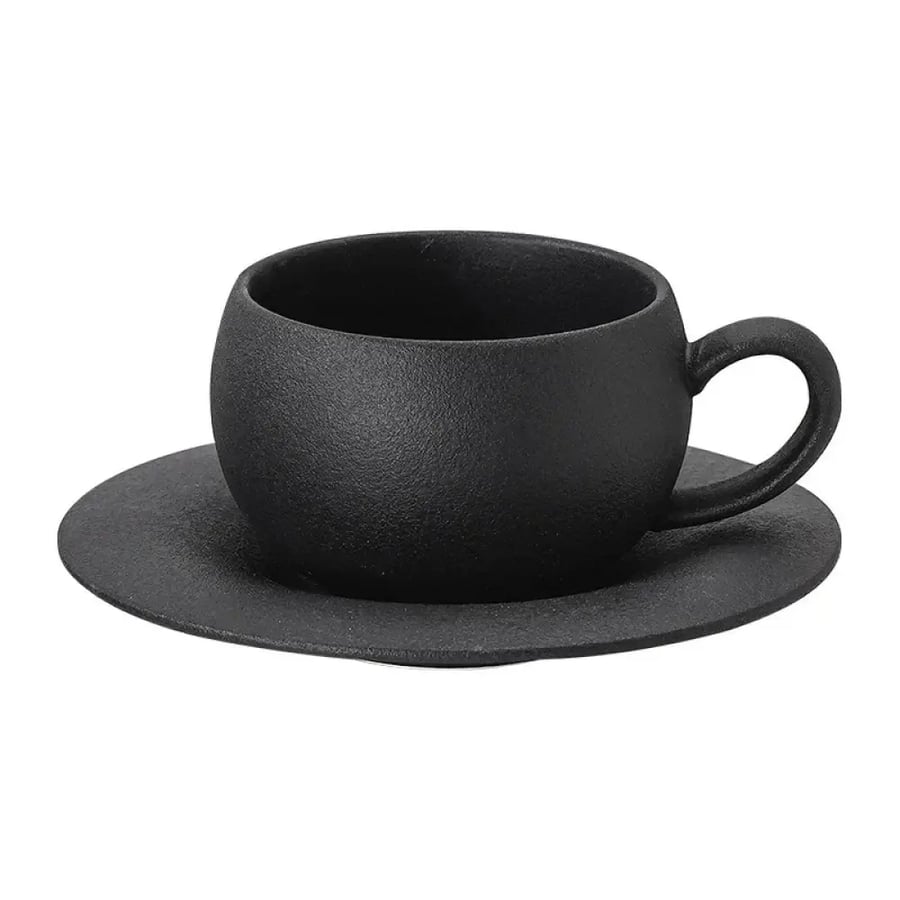 طقم فناجين وصحون سيراميك ياباني 110/280ML