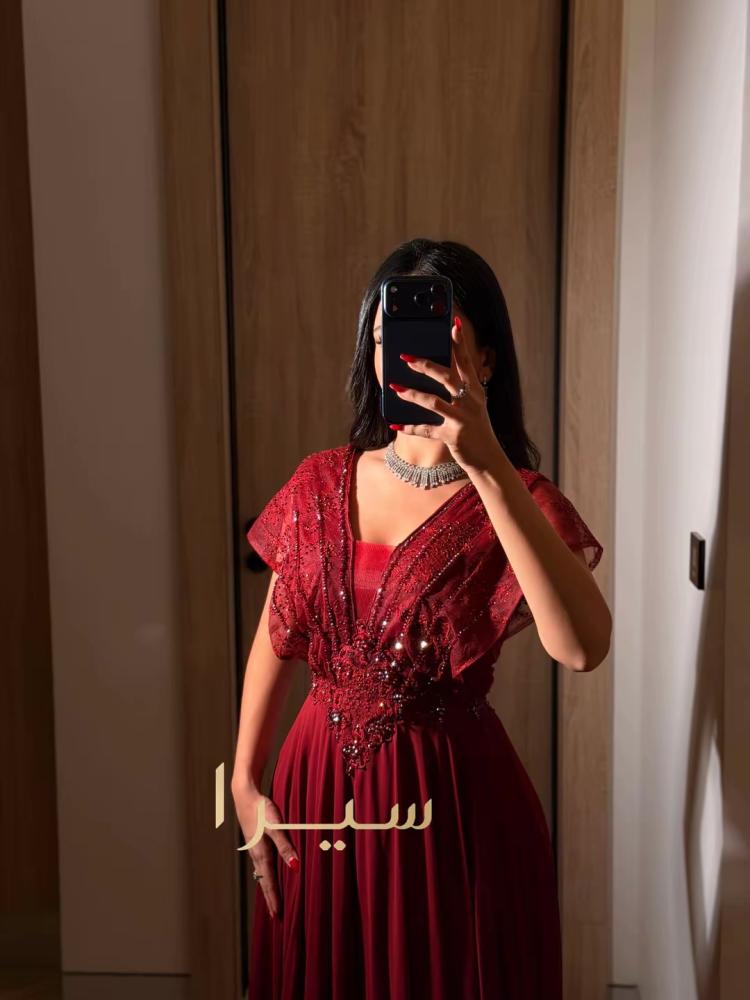 فستان سهره برغندي