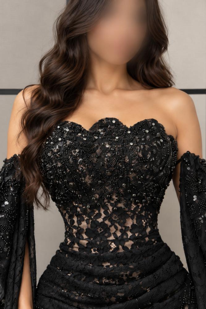 فستان  سهره اسود