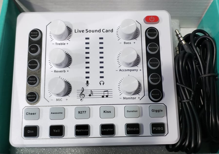 V8 live sound card