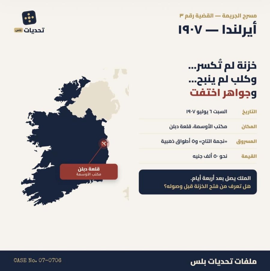قضية رقم 3 | نجمة التاج