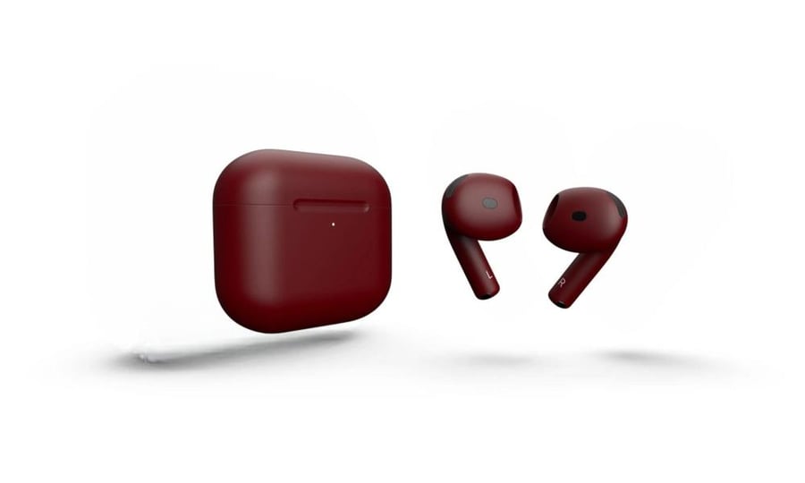 APPLE - آبل ايربودز الجيل الخامس 5 جديد ملونه -  لون اسود مطفى