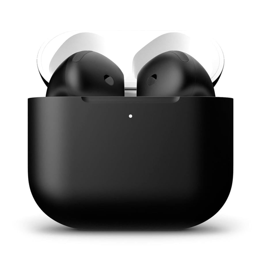 APPLE - آبل ايربودز الجيل الخامس 5 جديد ملونه -  لون اسود مطفى