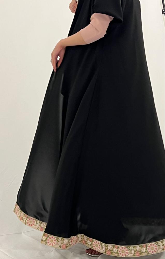 Abaya (37) BlackBerry + cost of half sleeve cut
