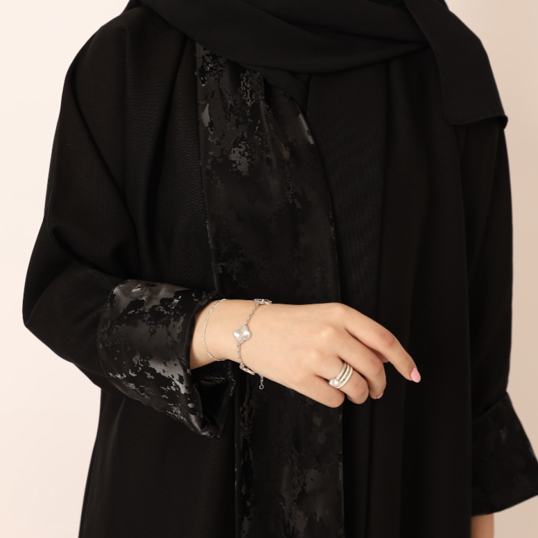 Abaya (25) internet fabric semi-wide
