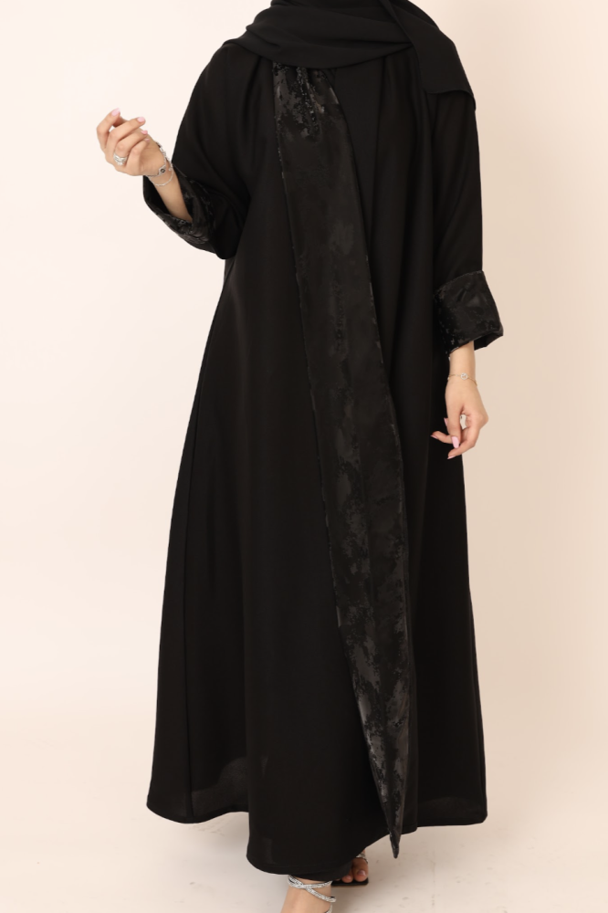 Abaya (25) internet fabric semi-wide
