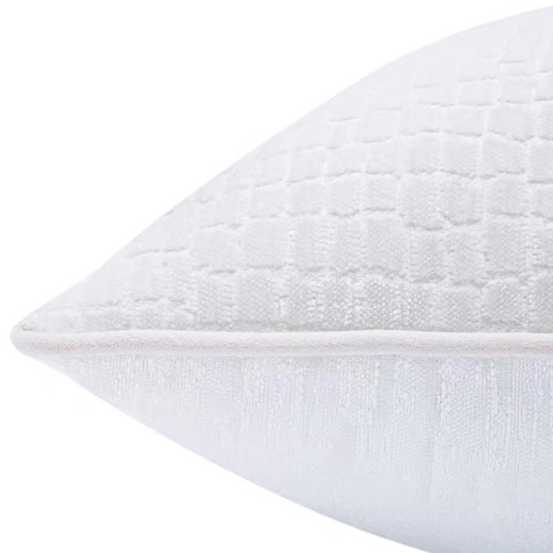 Decorative white cushion