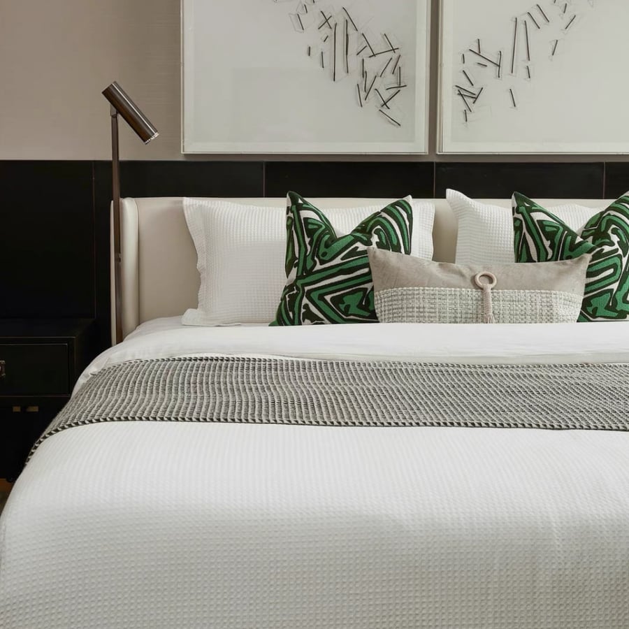 Beige green coordination, distinctive and attractive design