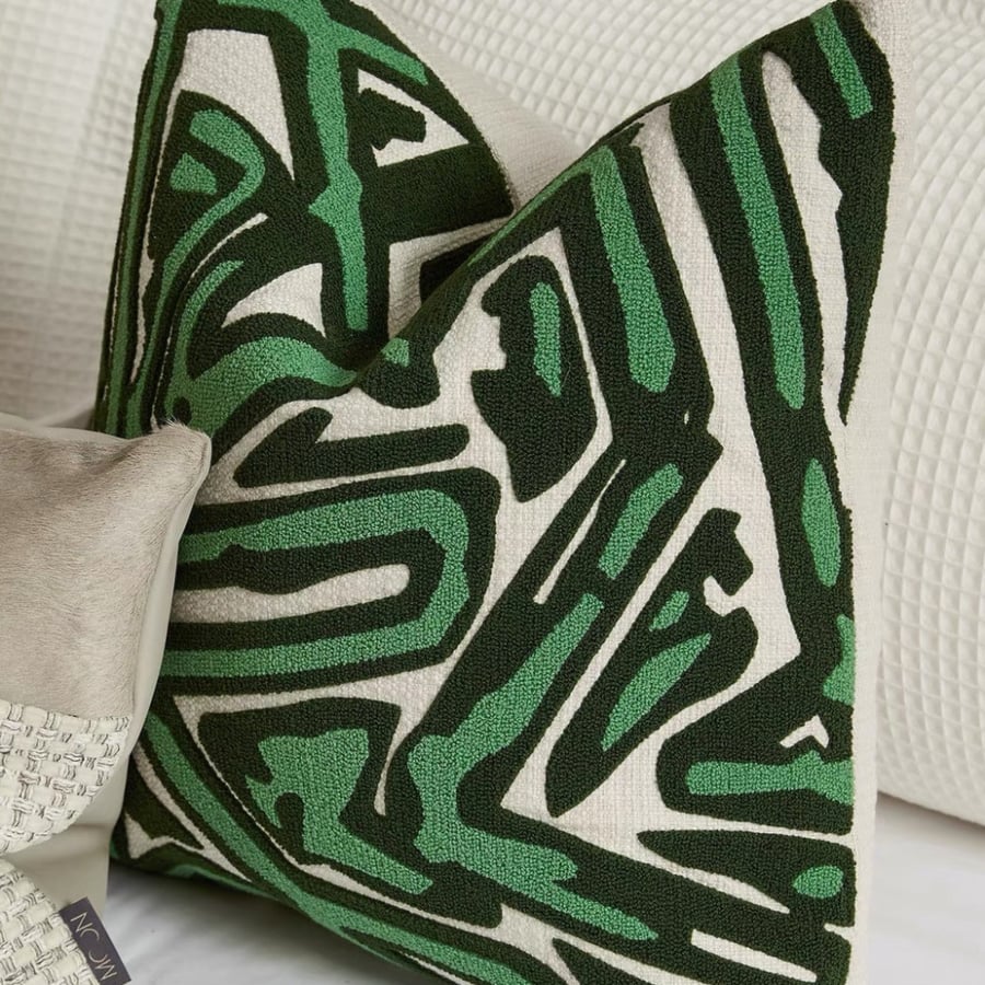 Beige green coordination, distinctive and attractive design